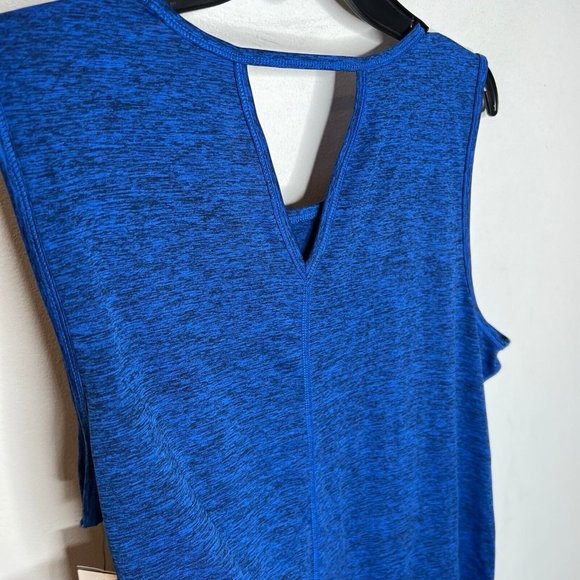 Ideology Womens Plus Size Cobalt Blue Tank Top Size 2X - Picture 6 of 6